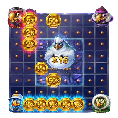 Funcția Yeti Snack Time din Frozen Fury, Pirots 4